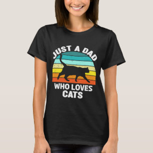 Alleen een vader die van Katten Cat Owner Menu2019 T-shirt