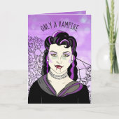 Alleen een vampier, kan voor altijd romantisch van kaart (Voorkant)