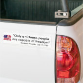 Alleen een virtueel volk bumpersticker (Op Truck)