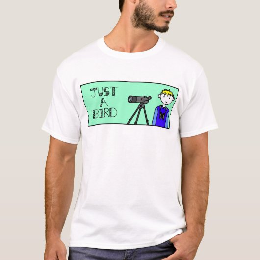 Alleen een vogelcartoon t-shirt (Voorkant)