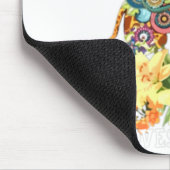 Alleen een vrouw die van Giraffe houdt en wijn Dri Muismat (Hoek)