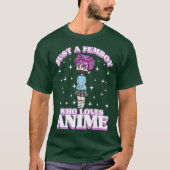 Alleen een vrouwtje die van Anime Chibi Anime Boy T-shirt (Voorkant)