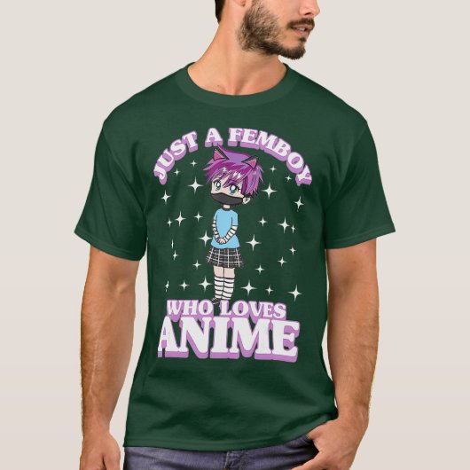 Alleen een vrouwtje die van Anime Chibi Anime Boy T-shirt (Voorkant)