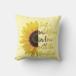 Alleen een Wilde Bloem Kussen