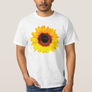 Alleen een zonnebloem bloesem + jouw tekst & ideeë t-shirt