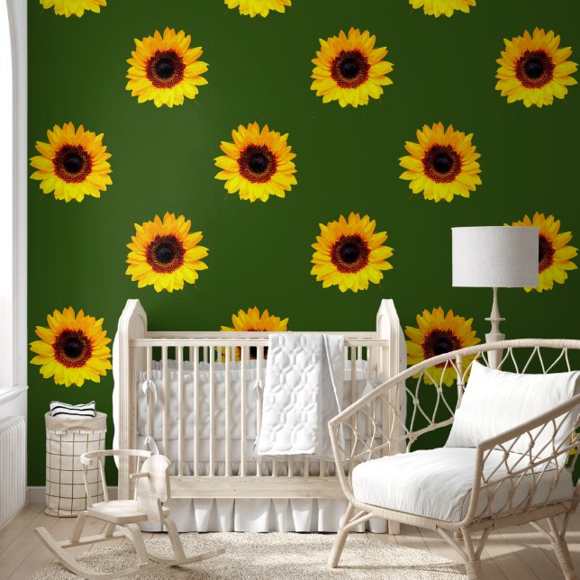 Alleen een zonnebloesem behang (Kinderen)