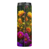 Alleen eierstokvibes | Kleurrijke Kip Art Thermosbeker (Achterkant)