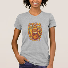 ALLEEN EN GELUKKIG BEDANKT VOOR MIJN KAT T-SHIRT