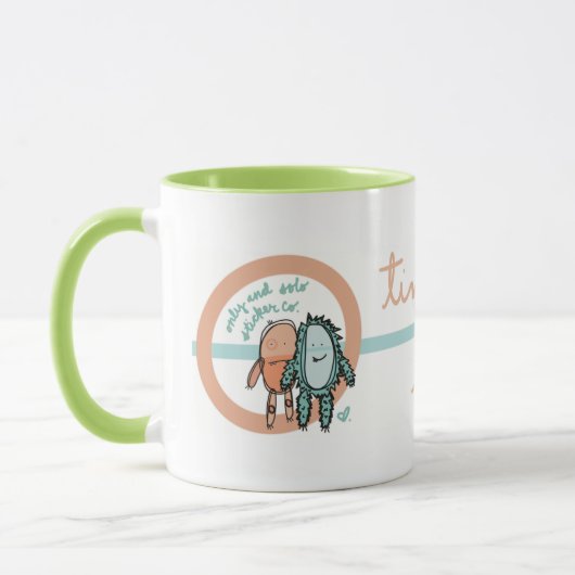 Alleen en Solo Sticker Co. Signature Coffee Mok (Links)