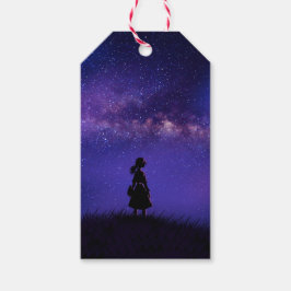 Alleen en Sterrennacht Cadeaulabel