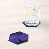 Alleen en Sterrennacht Kartonnen Onderzetters (Insitu)