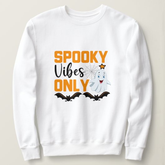 Alleen enge sfeer Halloween Trui (Design voorkant)
