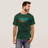 Alleen Englisheacher Omdat Fullime Multiask-vriend T-shirt (Voorkant volledig)