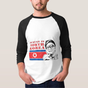 alleen enorm in noord - korea - kim jong il t-shirt