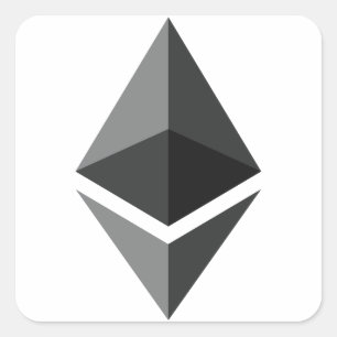 Alleen etherische Logo Vierkante Sticker