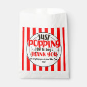 alleen even langs om dank je wel te zeggen popcorn bedankzakje (Voorkant)