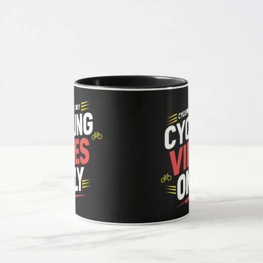 Alleen fietsvibes mok (Midden)