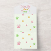 Alleen Frenchie Vibes All In One Uitnodiging (Binnen)