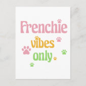 Alleen Frenchie Vibes Briefkaart (Voorkant)