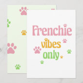 Alleen Frenchie Vibes Kaart (Voorkant / Achterkant)