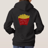 Alleen Frietjes Soort Dag 🍟 Hoodie (Achterkant)