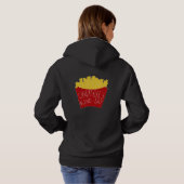 Alleen Frietjes Soort Dag 🍟 Hoodie (Achterkant volledig)