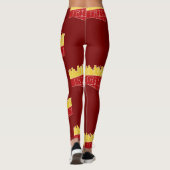 Alleen Frietjes Soort Dag 🍟 Leggings (Achterkant)
