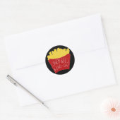 Alleen Frietjes Soort Dag Ronde Sticker (Envelop)