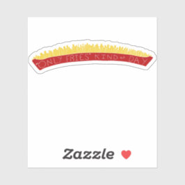 Alleen Frietjes Soort Dag 🍟 Sticker