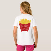 Alleen Frietjes Soort Dag 🍟 T-shirt (Achterkant volledig)