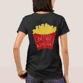 Alleen Frietjes Soort Dag 🍟 T-shirt (Achterkant)