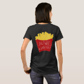 Alleen Frietjes Soort Dag 🍟 T-shirt (Achterkant volledig)
