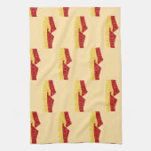 Alleen Frietjes Soort Dag 🍟 Theedoek (Verticaal)