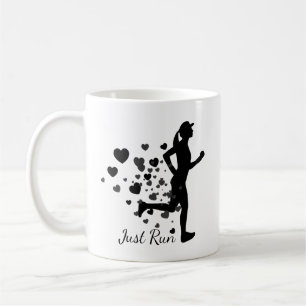 Alleen Fun Love Running Heart Koffiemok