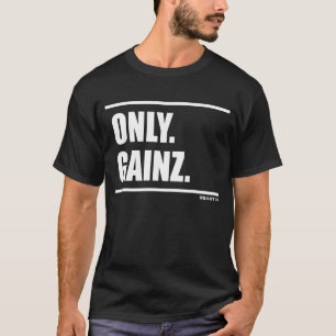 Alleen Gainz haalt buikbouw in Gym Fitness Mo T-shirt