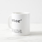 Alleen gebruik voor onderzoek! koffiemok (Voorkant links)