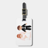 Alleen gehuwde Bagagelabels (Voorkant verticaal)