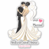 Alleen gehuwde  couponticker sticker (Voorkant)