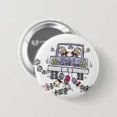 Alleen gehuwde homepage-voordeur ronde button 5,7 cm (Voorkant /achterkant)