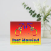 Alleen gehuwde Mannen Aankondigingskaart (Staand voorkant)