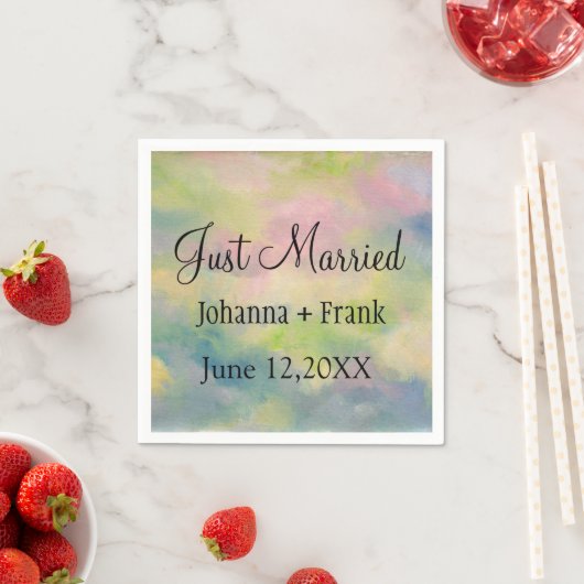 Alleen gehuwde pastels servet (Insitu)