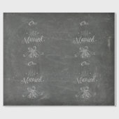 Alleen gehuwde puistjes met een huwelijk cadeaupapier (Vlak)