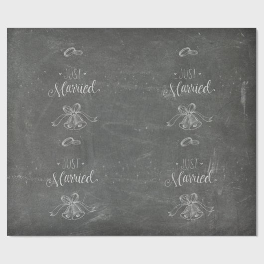 Alleen gehuwde puistjes met een huwelijk cadeaupapier (Vlak)
