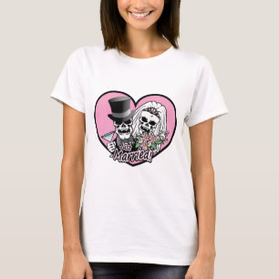 Alleen gehuwde Skulls T-shirt