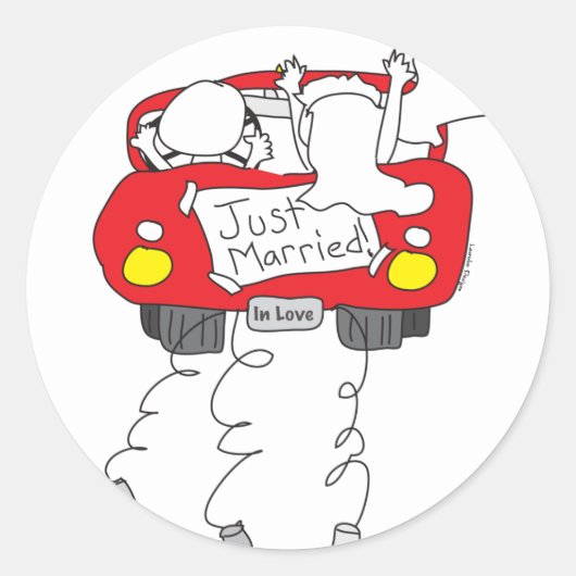Alleen gehuwde stickers (Voorkant)