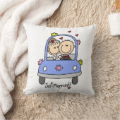 Alleen gehuwde T-shirts, bruidegom en cadeautjes Kussen (Deken)