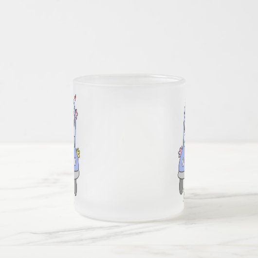 Alleen gehuwde T-shirts, bruidegom en cadeautjes Matglas Koffiemok (Center)