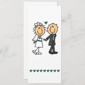 Alleen gehuwde uitnodigingen (Voorkant / Achterkant)