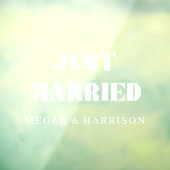 Alleen gehuwde vensterverkoop raamsticker (Vel 3)