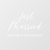 Alleen gehuwde vensterverkoop raamsticker (Vel)